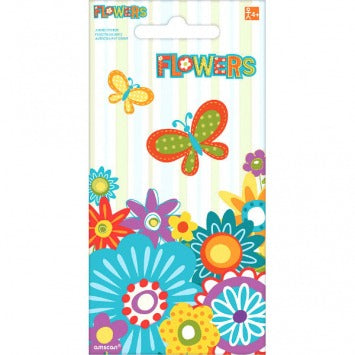 Flower Girl Jumbo Sticker 5 1/2in x 2 3/4in 1/ct