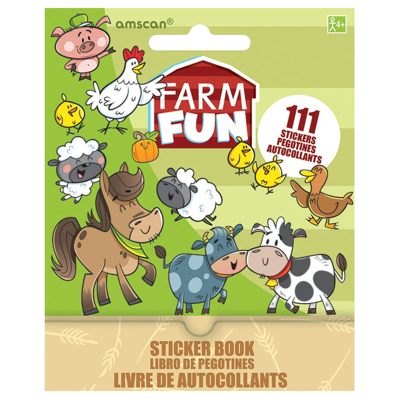 Farm Animals Sticker Booklet 5in x 4in