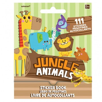 Jungle Animals Sticker Booklet 5in x 4in