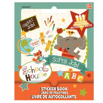 Schoolhouse Sticker Booklet 5in x 4in