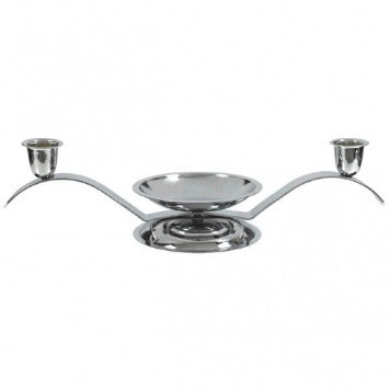 Metal Unity Candle Holder 3 3/4in x 12in