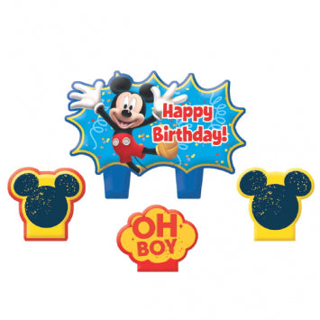 ©Disney Mickey Mouse Mini Molded Cake Candles 4/ct
