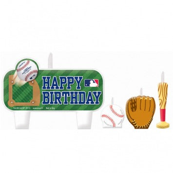 MLB Birthday Candle Set 4/ct