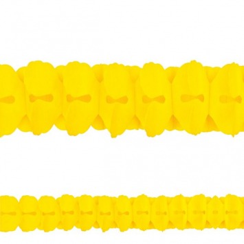 Yellow Sunshine Paper Garland, 12ft