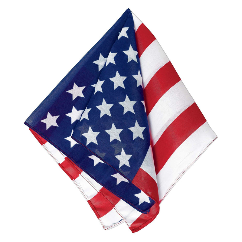 American Flag Printed Bandana 20in x 20in 1/ct