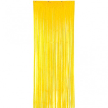 Yellow Sunshine Plastic Curtain 3ft x 8ft