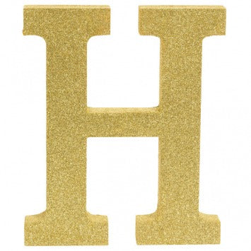 Letter H 8 7/8in H x 7 3/8iin W x 1in D