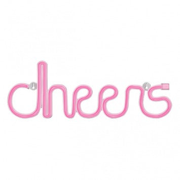 Signs of the Times LED Light Sign - Cheers 5in x 14in