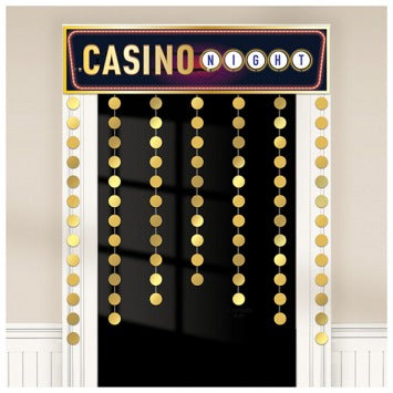 Casino Decorative Door Curtain 38in x 51in