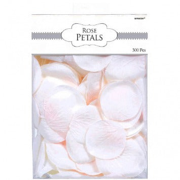 Rose Flower Petals - White 2in 300/ct