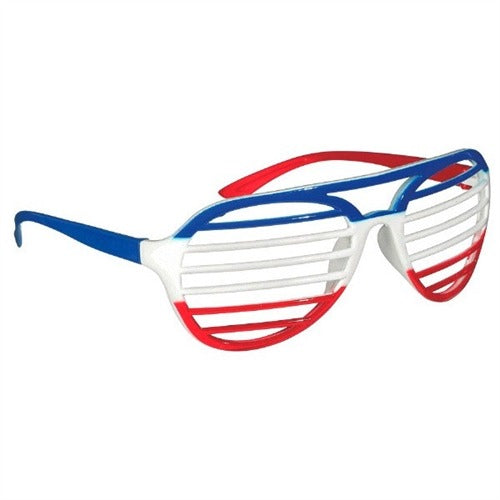 Red, White And Blue Slot Glasses 1/ct