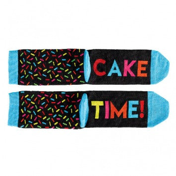 Cake Time! Socks, One size fits most, 2 in a package