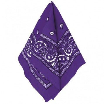 Purple Bandana 20in x 20in