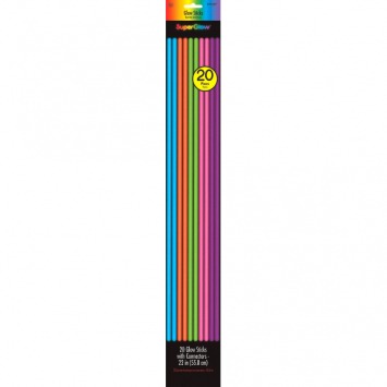 Glow Necklace Mega Value Pack - Multi Color 22in 20/ct