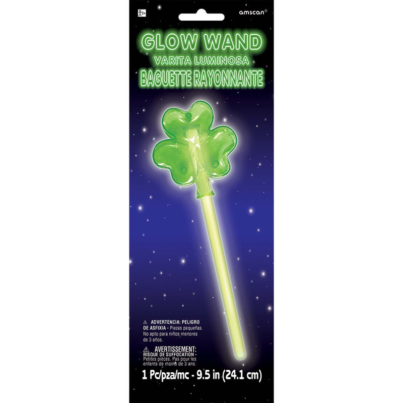 Shamrock Glow Wand 9 1/2in x 3in 1/ct