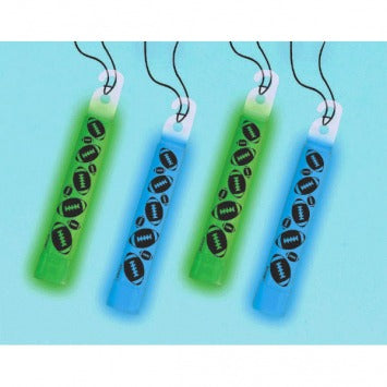 Football Glow Stick Favors 6in 4/ct