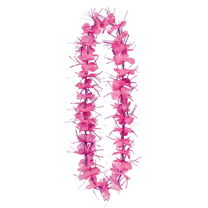 Pink Tinsel Lei 40in 1/ct