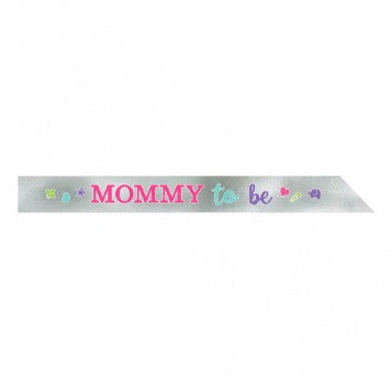 Mom-to-Be Foil Sash 65in