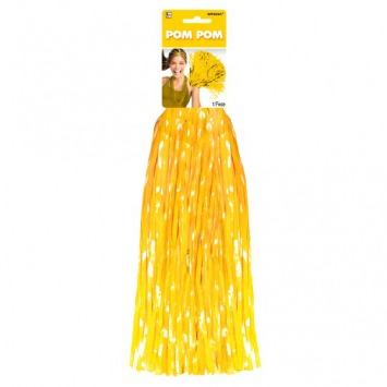 Yellow Pom Pom Mix 15in 1/ct