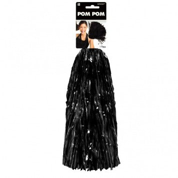 Black Pom Pom Mix 15in 1/ct