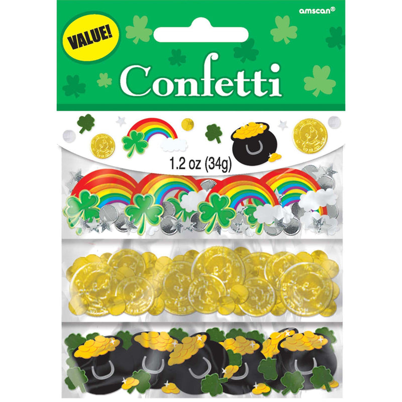 St. Patrick's Day Value Confetti 1.2oz 1/ct