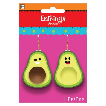 Avocado Earrings 3in
