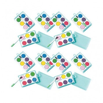 Watercolor Paint Sets 2 3/8in x 1 1/2in 12/ct