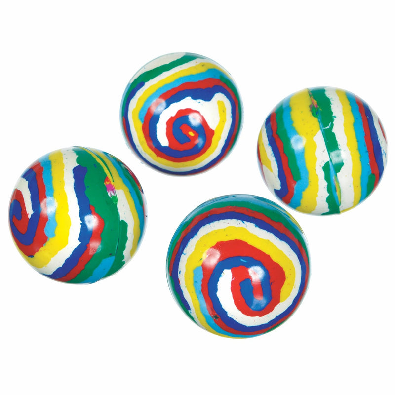 Stripe Bounce Ball High Count Favor 49mm 8/ct