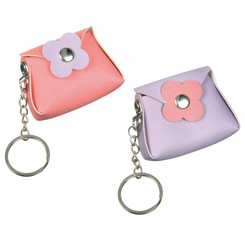 Mini Purse Keychain High Count Favor 2 1/2in x 2in 8/ct