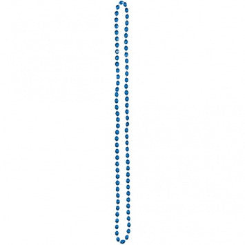 Let's Party Bead Necklace - Blue 30in