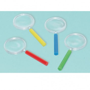 Magnifying Glasses 4 3/8in x 1 3/4in 12/ct