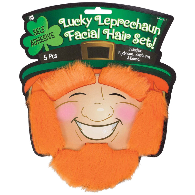 St. Patrick's Day Novelty Facial Hair Set