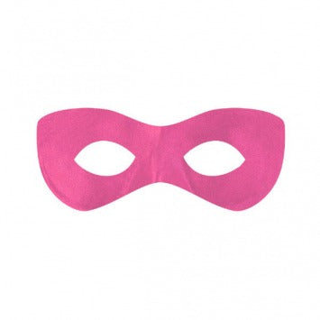 Pink Super Hero Mask 2 7/8in H x 8 1/4in W