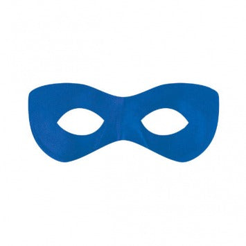 Blue Super Hero Mask 2 7/8in H x 8 1/4in  W