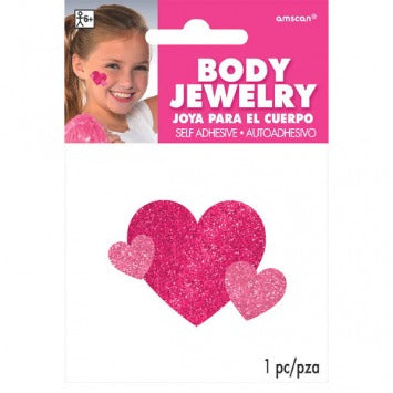 Pink Spirit Glitter Body Jewelry