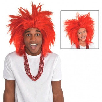 Red Crazy Wig - One Size