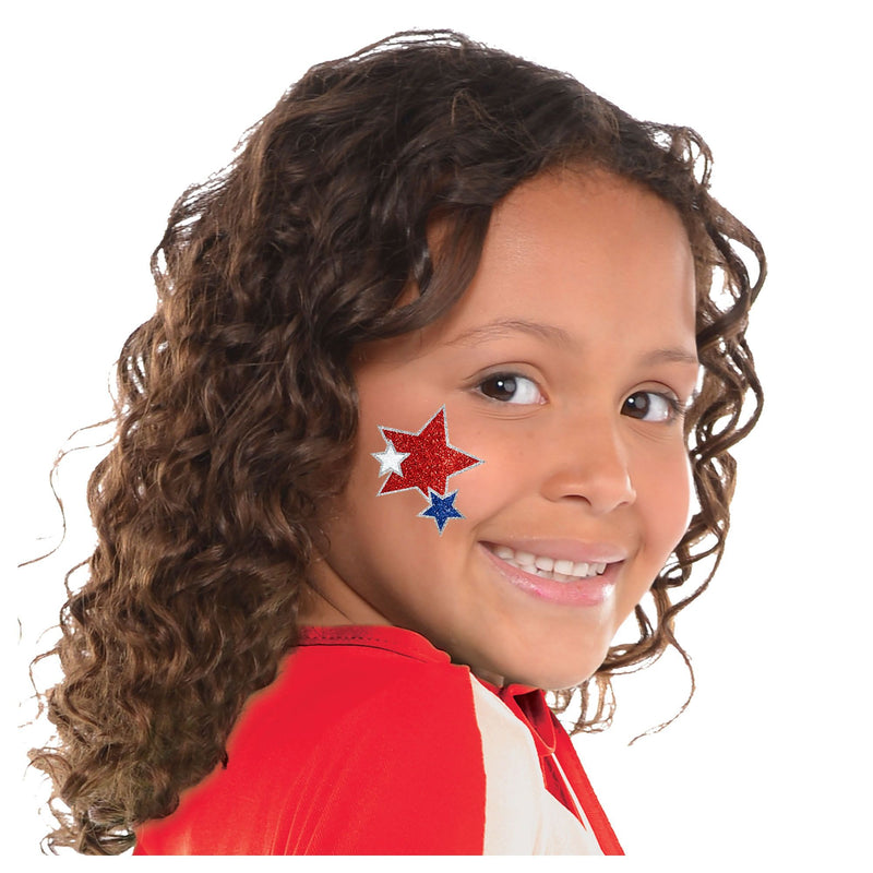 Stars Body Jewelry - Red, White And Blue 1/ct
