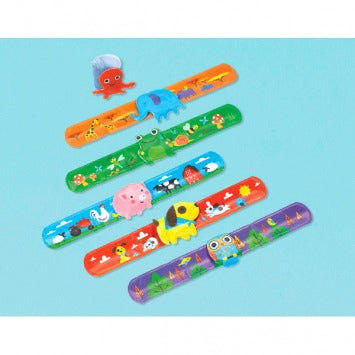 Slap Bracelets 1 1/8in x 8 3/4in 6/ct