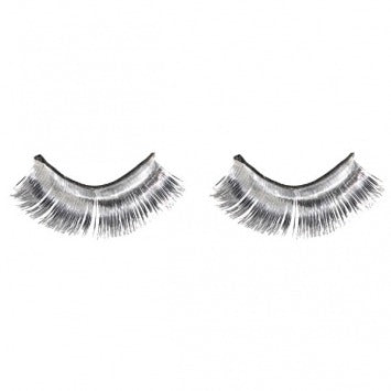 Silver Tinsel Eyelashes 1/2in x 1in