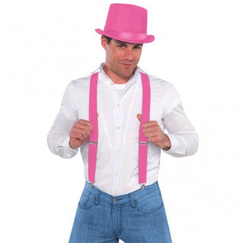 Pink Suspenders - One Size