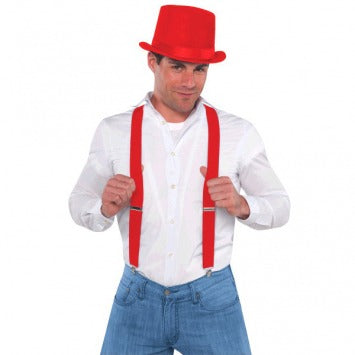 Red Suspenders - One Size