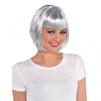 Silver Bob Wig - Adult/Child