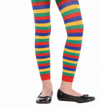 Rainbow Footless Tights - Child