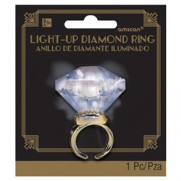 Hollywood Mega Carat Diamond Ring 1 3/16in H x 1 1/2in W