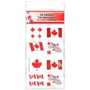 Canada Day Tattoo Favors 16/ct