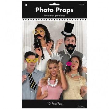 Photo Booth Photo Props - Fancy Party 13/ct