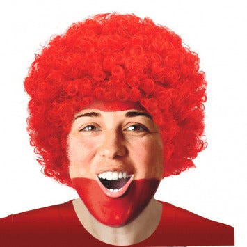 Red Curly Wig - One Size