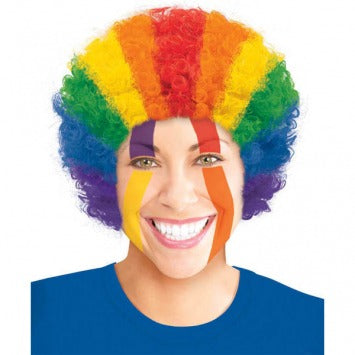 Rainbow Curly Wig - One Size