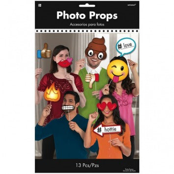 Photo Booth Photo Props - Expressions 13/ct