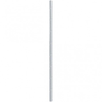 Paper Straws - Silver 7 3/4in x 1/4in 24/ct